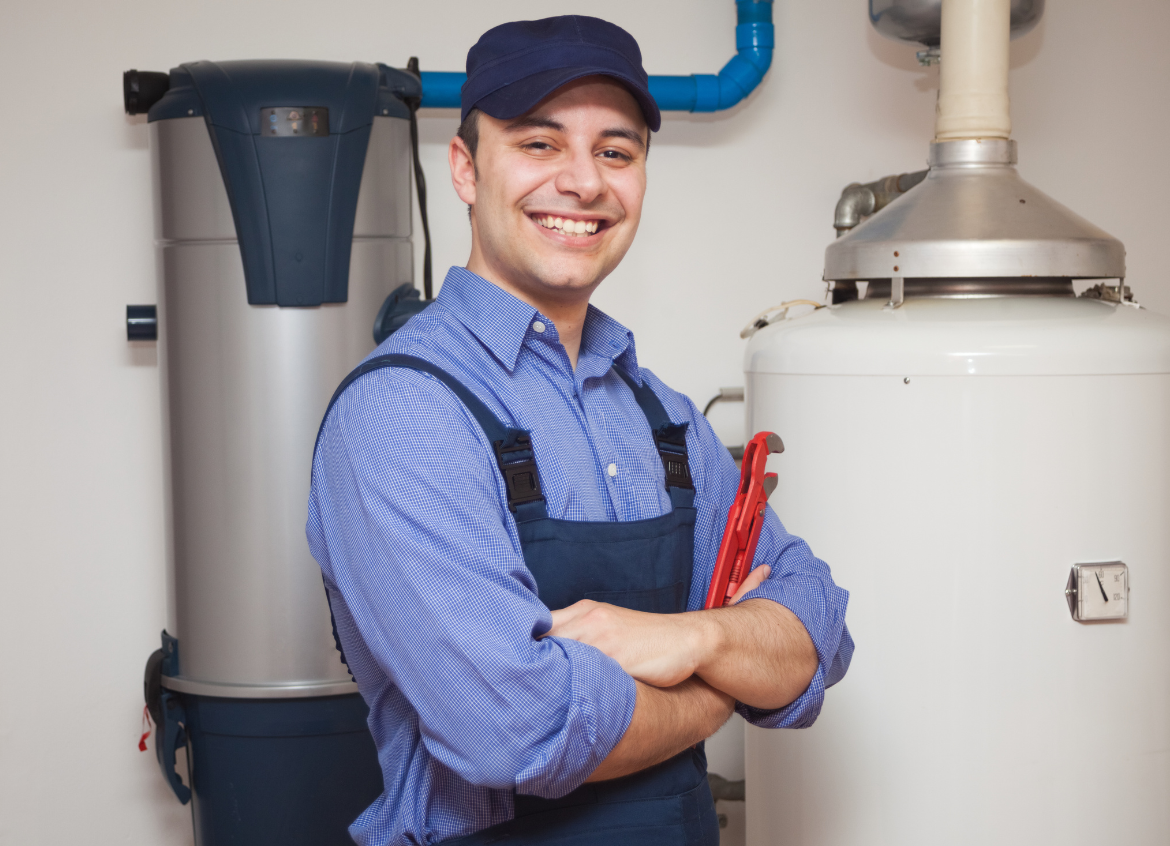 FAM Plumbing Dubai electronic descaling system installation for hard water treatment